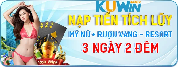 KUWIN Thưởng Tích Lũy Nạp Tiền